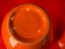 Load image into Gallery viewer, Vintage Fiesta RED Mixing Bowls 1-6 Beautiful