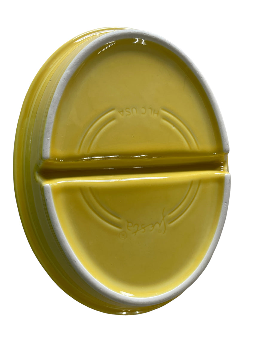 Fiesta Divided Oval Serving Bowl SUNFLOWER Keeping It Real collectables