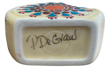 Load image into Gallery viewer, Fiesta By Patricia DeGraw  " Mandala "  Ivory  Mini Disk Pitcher Hand Painted