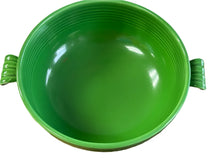 Load image into Gallery viewer, Vintage Fiesta Medium Green Covered Casserole Dish Htf