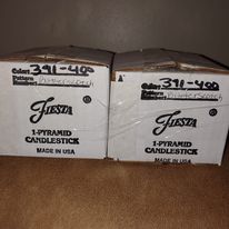 Load image into Gallery viewer, Fiesta Butterscotch Pyramid Set - Numbered