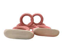 Load image into Gallery viewer, Fiesta Ceramic Rose Napkin Rings Set of 4
