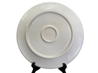Vintage Fiesta 11.5" Divided Plate Ivory  Compartment Plate