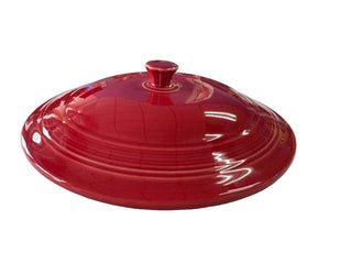 Fiesta Scarlet Casserole Lid Replacement Piece