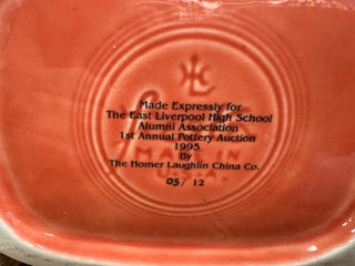 Fiesta ELSSA 1995 1st Pottery Auction.  Persimmon Water Pitcher 05/12