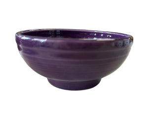 Fiesta Large 6" Rice Footed Bowl Mulberry