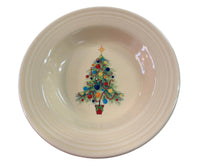 Load image into Gallery viewer, Fiesta Christmas Tree  9&quot; Rim Bowl Ivory
