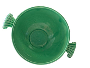Vintage Flat Bottom Original Green Covered Onion Soup
