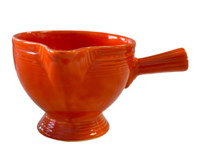 Vintage Fiesta Stick Handled Creamer Red