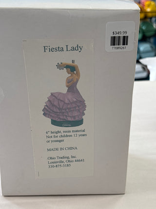 LILAC FIESTA 6" DANCING LADY FIGURINE HTF NIB