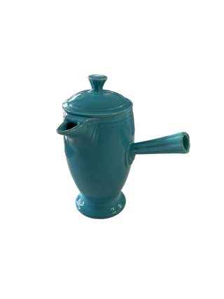 Vintage Fiesta Turquoise Demitasse  Stick Handle Coffee Server BEAUTIFUL