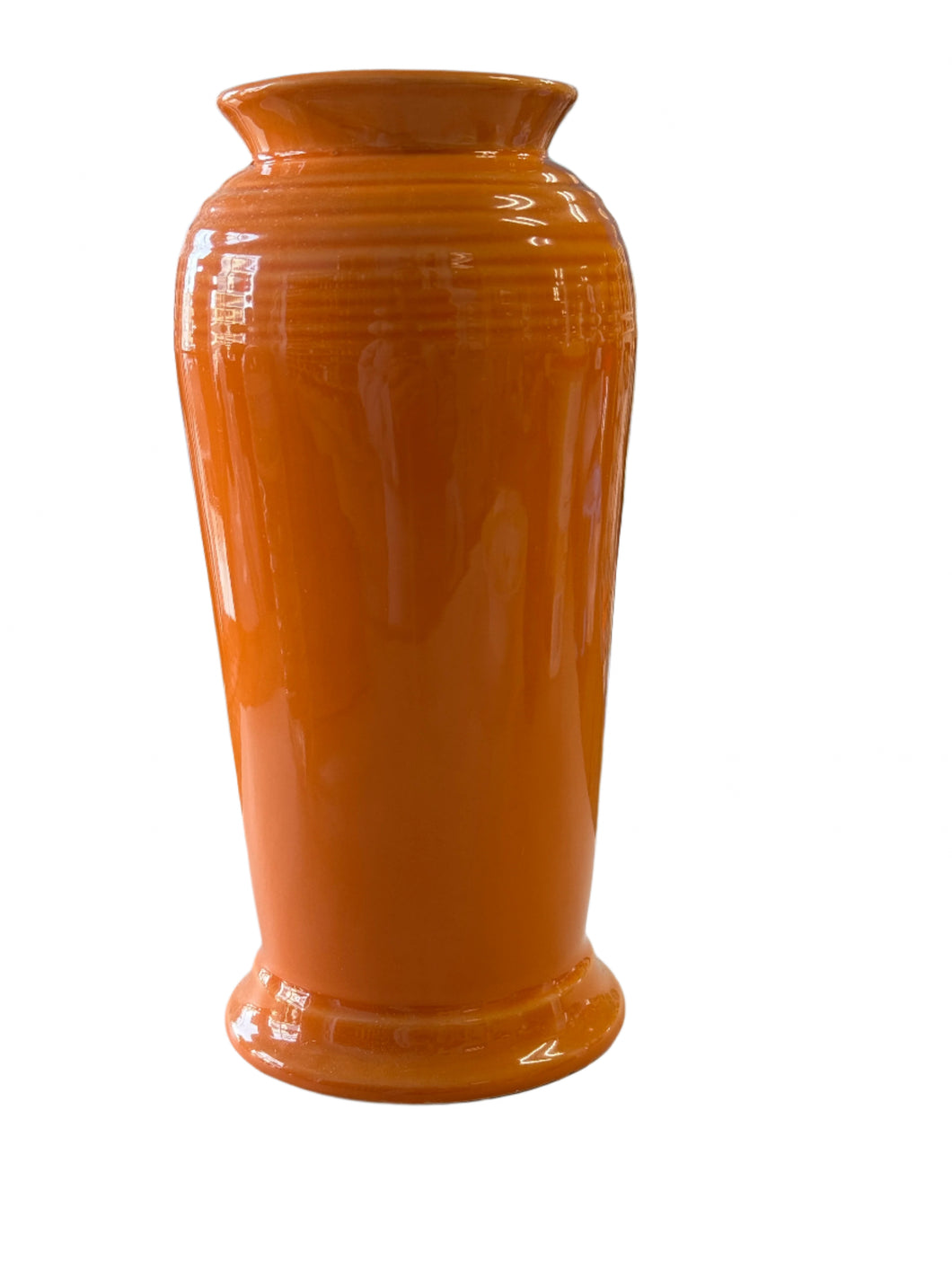 Fiesta Tangerine Monarch Vase Orange Retired