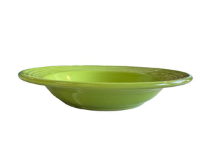 Fiesta Retired Chartreuse  Rim Soup Bowl 9"