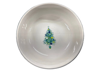 Fiesta Christmas Blue Tree Small Bowl