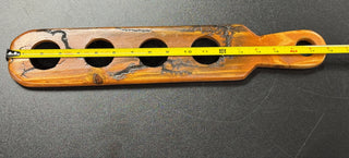 Handmade Fiesta Go-Along Wood Shot Glass Holder/ Server Holds 4