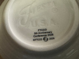 Fiesta FTCCO 2026 Conference Exclusive 5th Anniversary Constellation Linen Bistro Bowl