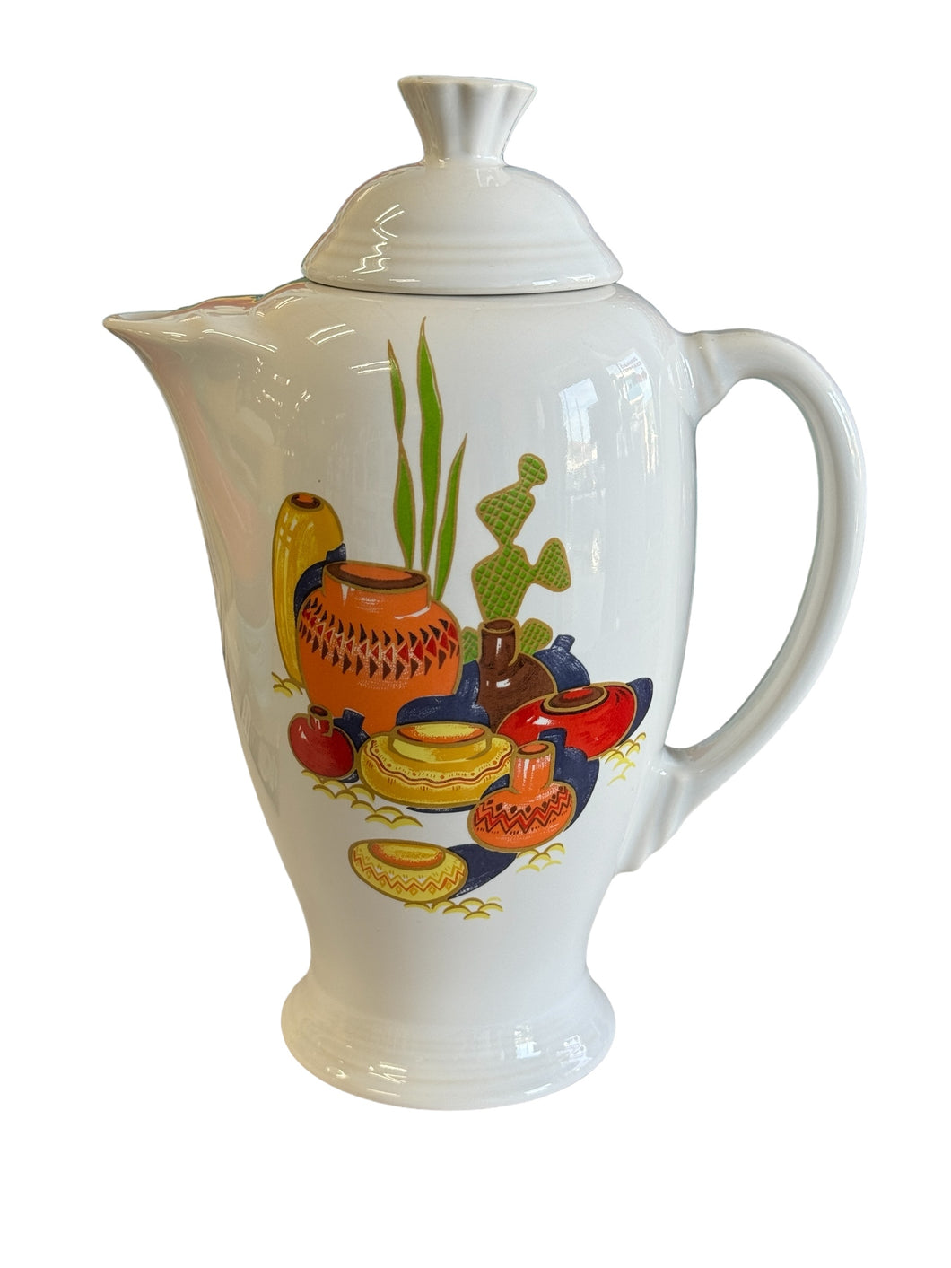 Fiesta China Specialties Mexicana Coffee Pot Server VHTF