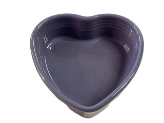 Fiesta Retired 7 OZ Heart Shaped Ramekin 4 1/2 Inch Lavender