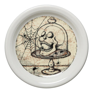 Fiesta ~ Mystical Halloween "Skull" ~ Appetizer Plate ~ Mint NEW. RETIRED