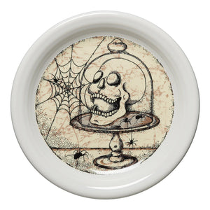 Homer Laughlin / Fiesta ~ Mystical Halloween "Skull" ~ Appetizer Plate ~ Mint NEW