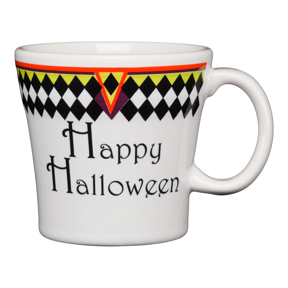 Fiesta Harlequin Happy Halloween Taper Mug