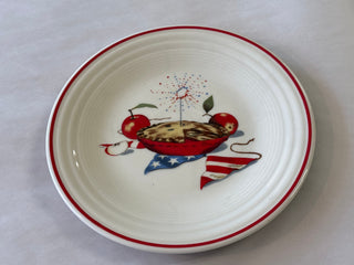 Fiesta Americana Apple Pie Classic Rim 9 Inch Luncheon Plate