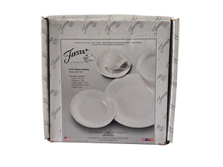 Fiesta 5pc Place Setting White