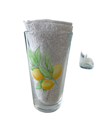 Fiesta Lemon Decal Iced Tea Glasses