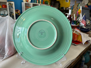 Fiesta 12" Pasta - Soup Bowl Retired Color Seamist
