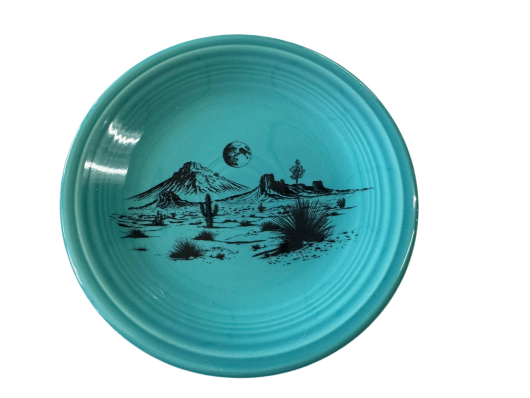 Fiesta HLCCA 2024 Conference Exclusive Southwest Silhouette  Turquoise Salad Plate