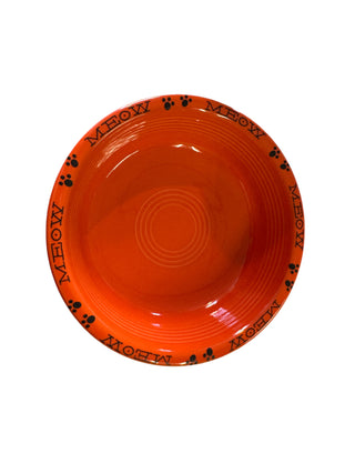 Fiesta MEOW 19oz Cereal Bowl Pet Bowl Poppy
