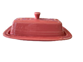 Fiesta Retired Small Butter Dish Flamingo  Retired Color