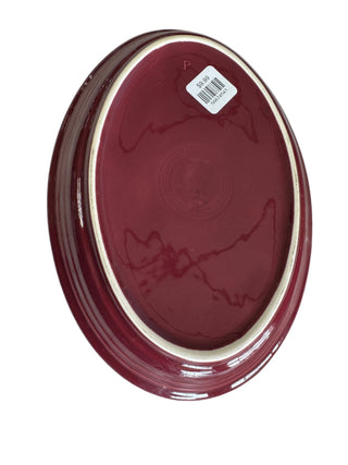 Fiesta  Small Oval Platter - Cinnabar