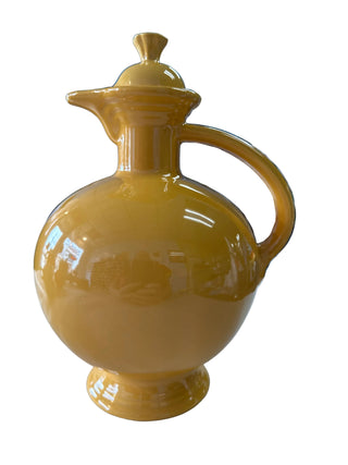 Vintage Fiesta Yellow Carafe & Lid