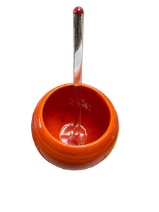 Vintage Fiesta RED Mustard Jar