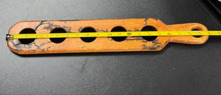 Handmade Fiesta Go-Along Wood Shot Glass Holder/ Server Holds 5