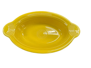 Fiesta Large  Oval Tab Handle Casserole Sunflower