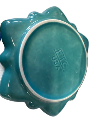 Fiesta Snowflake Shaped Plate Turquoise