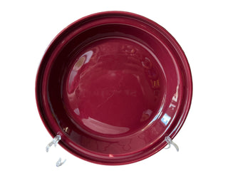 Fiesta Deep Dish Pie Baker Claret Retired Color