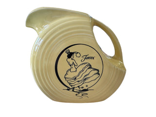 Fiesta Water Pitcher Yellow Dancing Lady