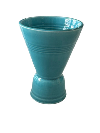 Vintage Harlequin Double Egg Cup Original Turquoise