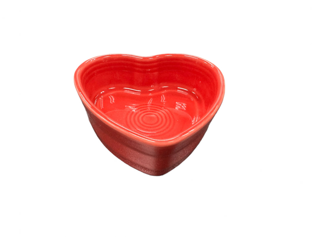 Fiesta Heart Ramekin Scarlet