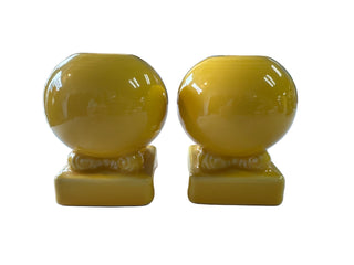 Fiesta Post 86 Pair of round Candle holder Pair Sunflower