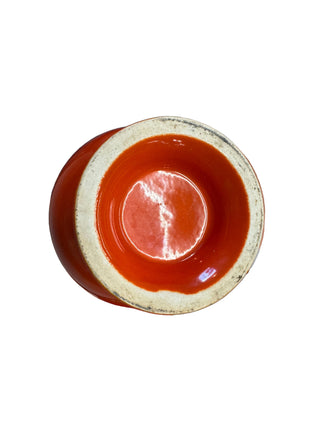 Vintage Fiesta RED Mustard Jar