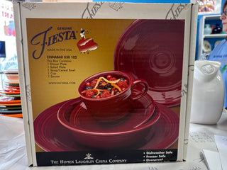 Fiesta Cinnabar 5 pc Classic Place Setting