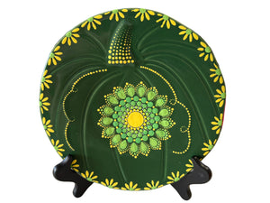 Fiesta Hand Painted Pumpkin Plate  By Patricia Degraw (Copy)