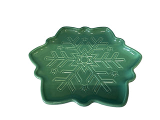 Fiesta Snowflake Shaped Plate Meadow