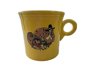 Fiesta Sunflower Thanksgiving Day Ring Handled Mug