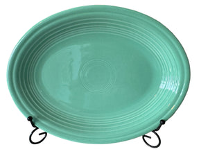 Fiesta Serving Platter Retired Sea Mist Green  11.5x9”