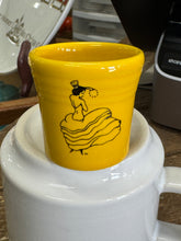 Load image into Gallery viewer, Fiesta FTCCO Dancing Lady DAFFODIL Shot Glass
